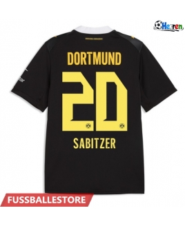 Günstige Borussia Dortmund Marcel Sabitzer #20 Auswärtstrikot 2026-27 Kurzarm